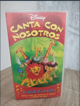 Lote Cintas VHS Disney Inglés