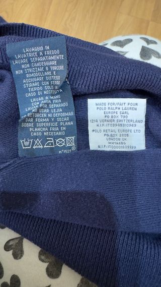 Jersey Polo Ralph Lauren Azul Marino