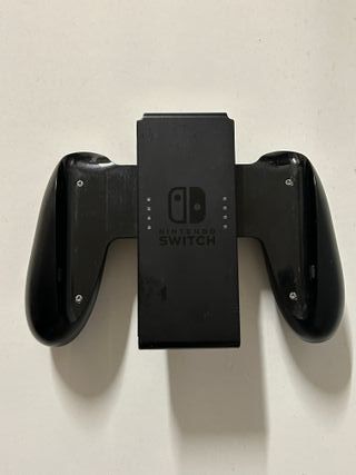 Nintendo Switch soporte y mandos azul y rosa