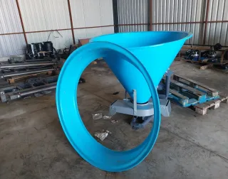 Abonadora con localizador para tractor