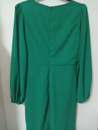 Vestido verde Shein manga larga