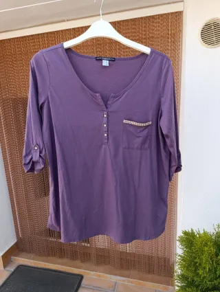 Camiseta Urbana 3/4 con Brillos Talla XXL