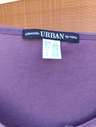 Camiseta Urbana 3/4 con Brillos Talla XXL