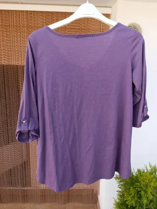 Camiseta Urbana 3/4 con Brillos Talla XXL