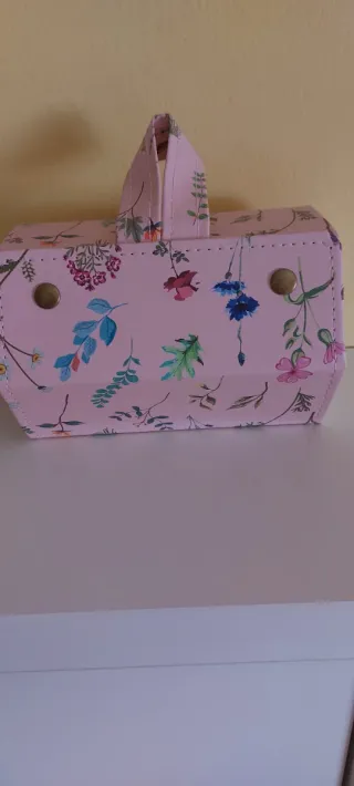 Estuche de gafas floral rosa