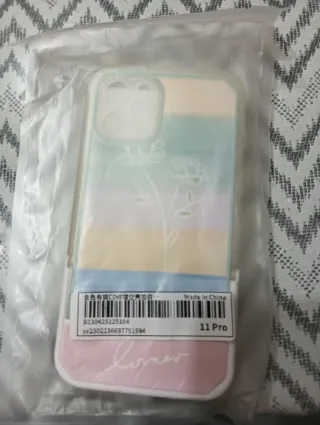 Custodia iPhone 11 Pro con fiori ad acquerello