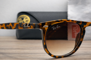 Gafas Ray-Ban Carey Marrón Degradado Redondas