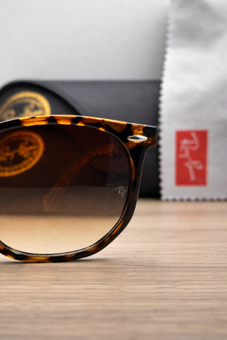 Gafas Ray-Ban Carey Marrón Degradado Redondas