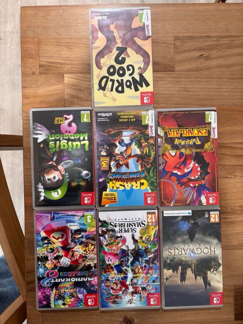 Nintendo Switch OLED Blanca + juegos afbeelding 4