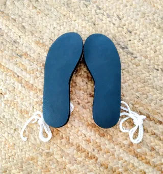 Sandalias Artesanales/ Hilo/ Algodón/ Sin Estrenar