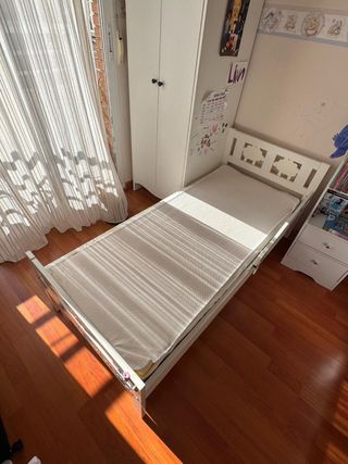 Cama infantil blanca Ikea