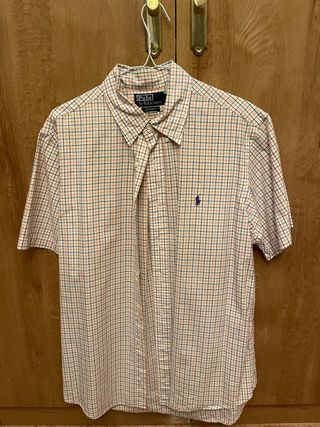 Camisa Polo Ralph Lauren cuadros manga corta