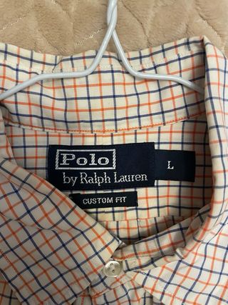 Camisa Polo Ralph Lauren cuadros manga corta