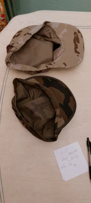 2 Gorras Militares Camuflaje