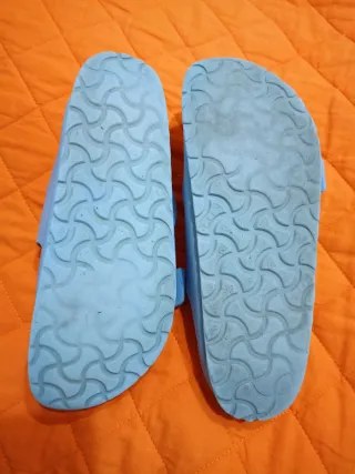 Sandali Birkenstock celesti