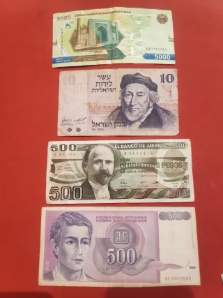 Lote 16 Billetes Diversos Países