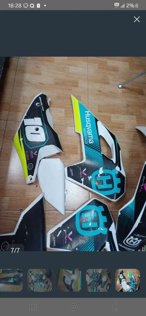 Plastiche Husqvarna Enduro