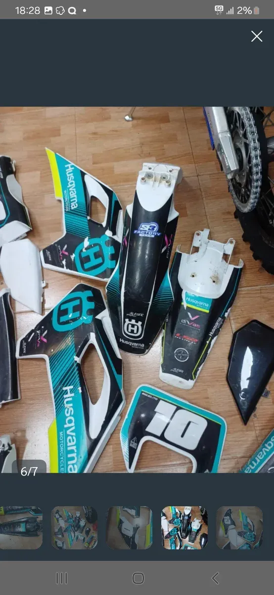 Plastiche Husqvarna Enduro