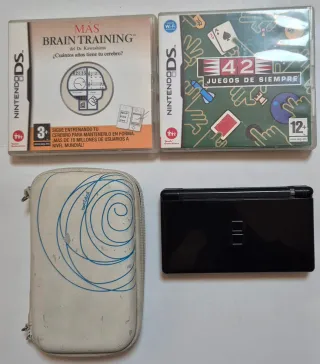 Nintendo DS Lite + 2 Juegos + Estuche