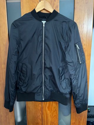 Chaqueta Bomber H&M Negra Talla 164