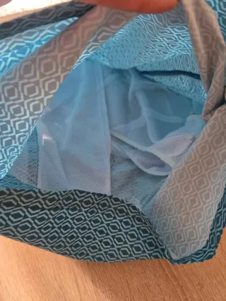 Bañador azul estampado talla L