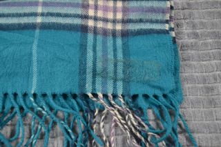 Sciarpa Burberry Tartan Blu e Viola