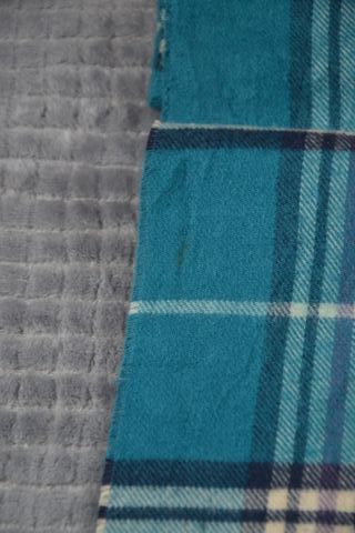 Sciarpa Burberry Tartan Blu e Viola