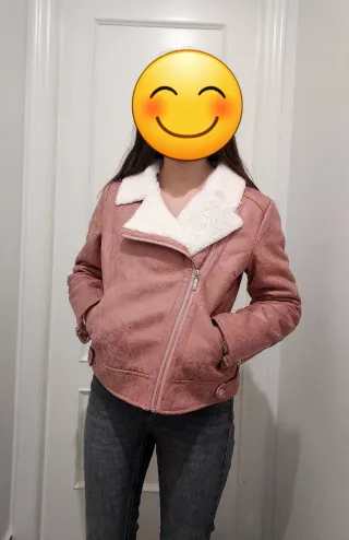 Chaqueta rosa niña Talla 14
