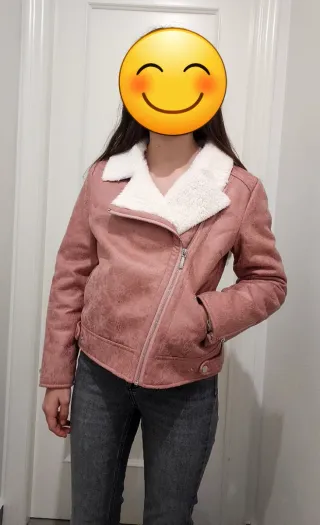 Chaqueta rosa niña Talla 14