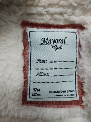 Chaqueta rosa niña Talla 14