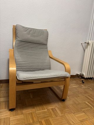 Sillón POÄNG Ikea Madera Gris