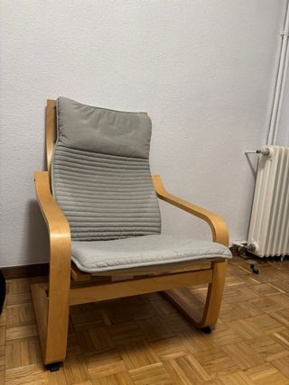 Sillón POÄNG Ikea Madera Gris