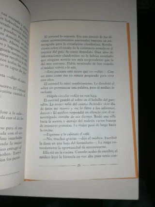 Libro El coronel no tiene quien le escriba