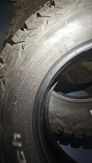 Neumáticos BF Goodrich 4x4 225/75 R16