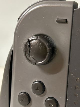 Nintendo Switch soporte y mandos verde y gris