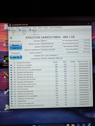 Disco SSD Kingston 480GB