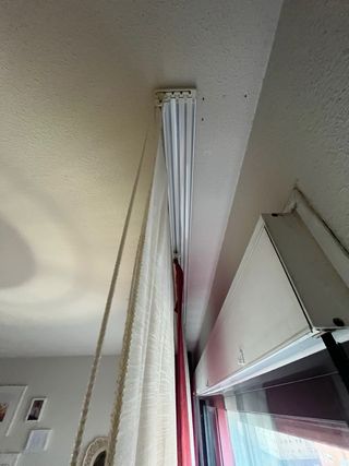 Cortine a Pannello Giapponese Rosso e Bianco