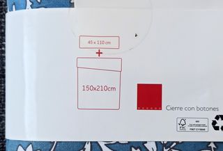 Juego funda nórdica cama 90 (A ESTRENAR)