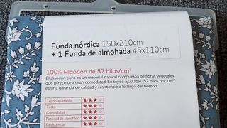 Juego funda nórdica cama 90 (A ESTRENAR)