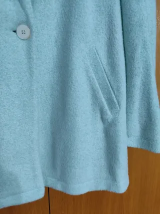 Blazer verde mar paño