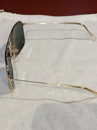 Gafas Ray-Ban Caravan B&L USA Doradas Verdes