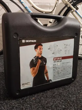 Kit Mancuernas Decathlon domios 20kg