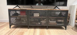 Mueble TV y Estantería Ikea Metálico Madera