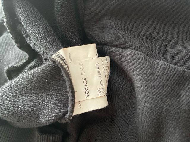 Felpa Versace Jeans Nera con Stampa
