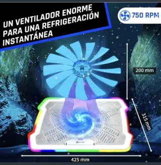 Base Refrigeradora Portátil KLIM RGB 11-17