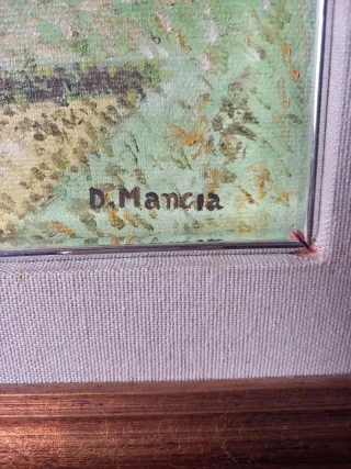 Quadro olio su tela paesaggio