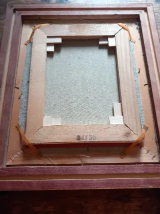 Quadro olio su tela paesaggio