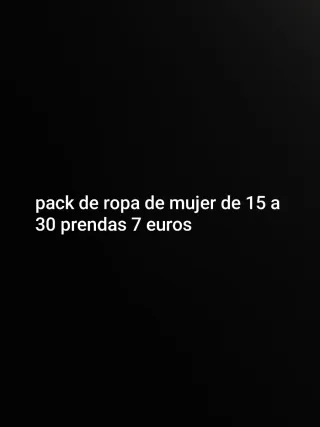 Pack Ropa Mujer Talla M (38-40)