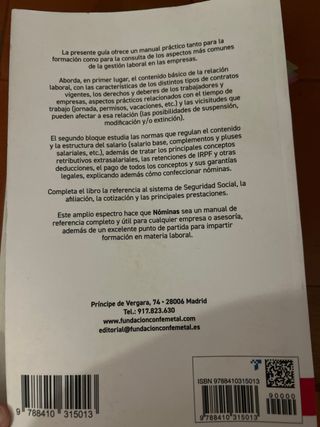 Libro Nóminas 2024 Carlos Javier Galán