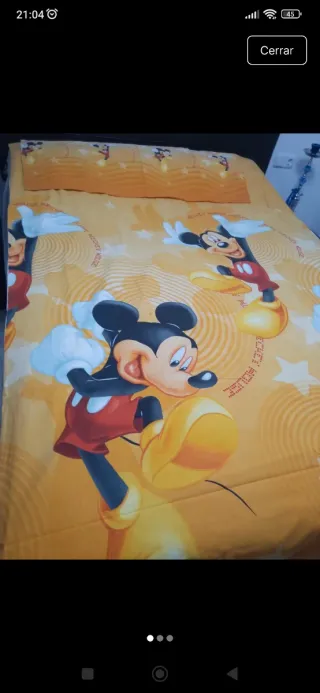 Funda Nórdica/Manta Mickey Mouse